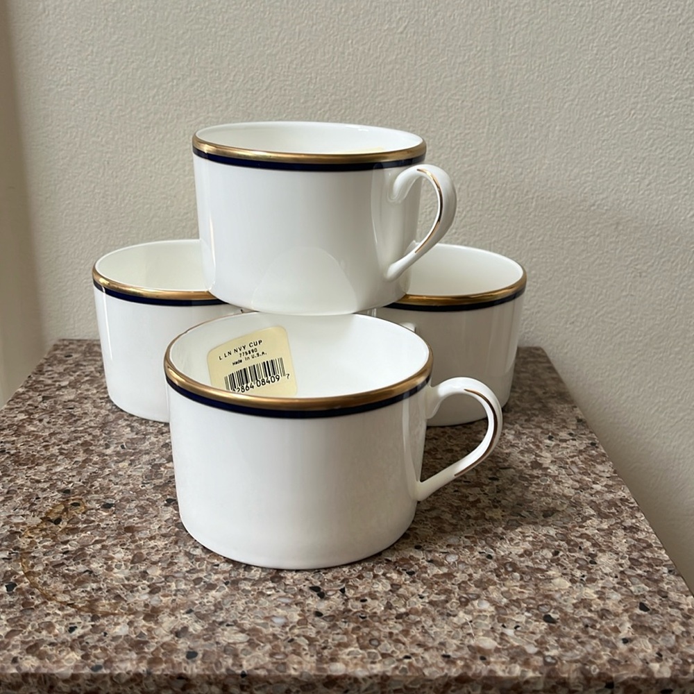 Lenox Kate spade  cups. Set of 4. NWT